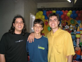Lucas, Marcelo e Marcio - Primos e irmão